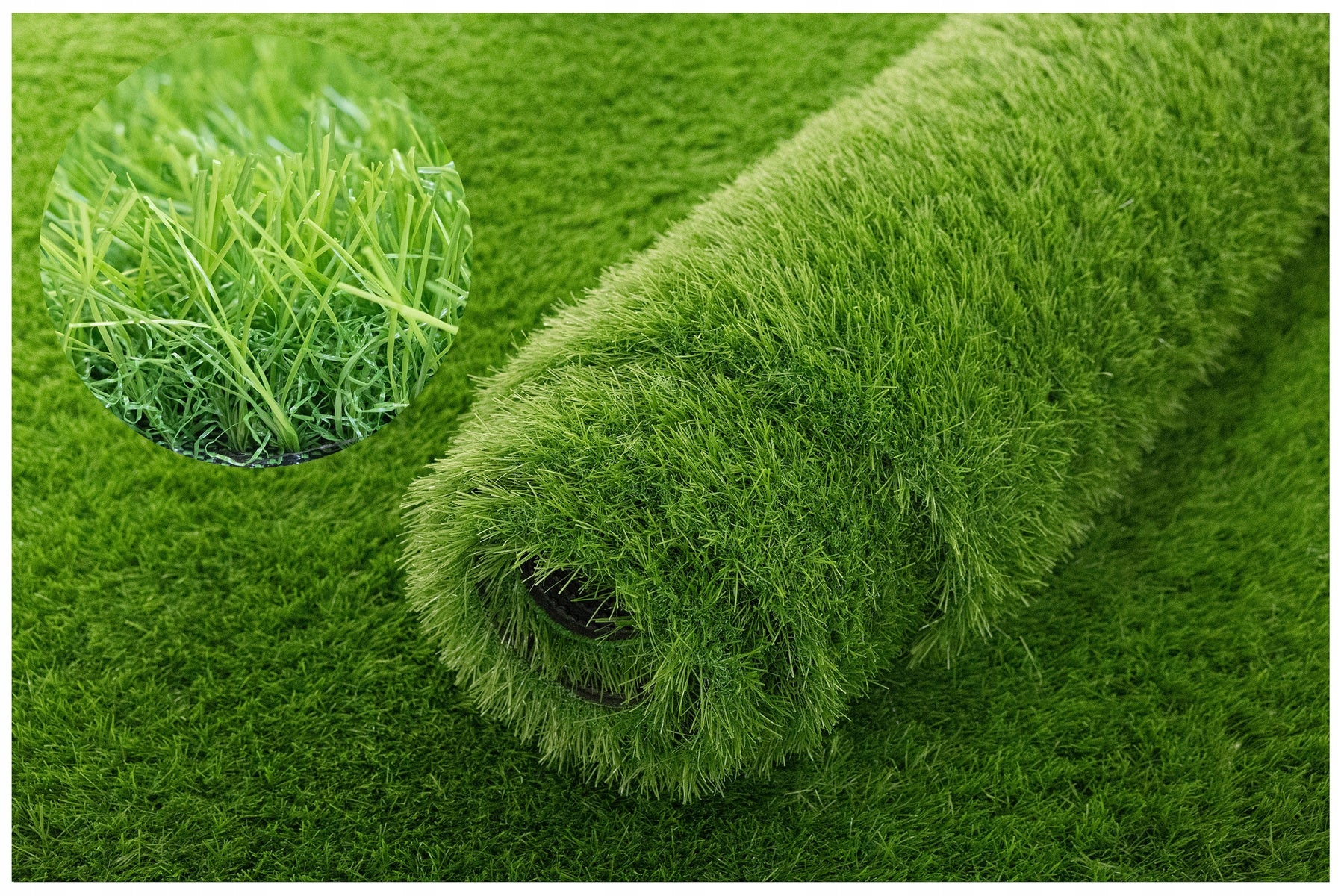 ARTIFICIAL GRASS FOR TERRACE BALCONY GARDEN GREEN 33mm THICK SOFT 200x400 cm