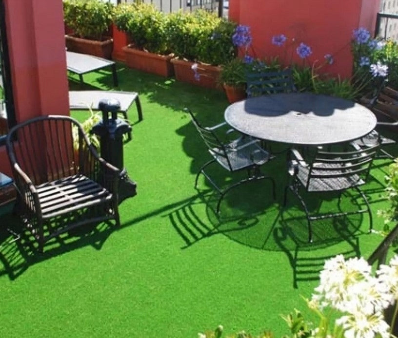 ARTIFICIAL GRASS GREEN CARPET PRETTY WITH ROLL 450x250cm GARDEN BALCONY Packaging status original