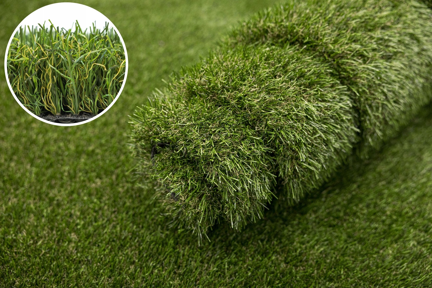 ARTIFICIAL GRASS GREEN OUTDOOR WIDTH 2m FOR BALCONY TERRACE GARDEN THICK 45mm Manufacturer code trawa bloom 45mm