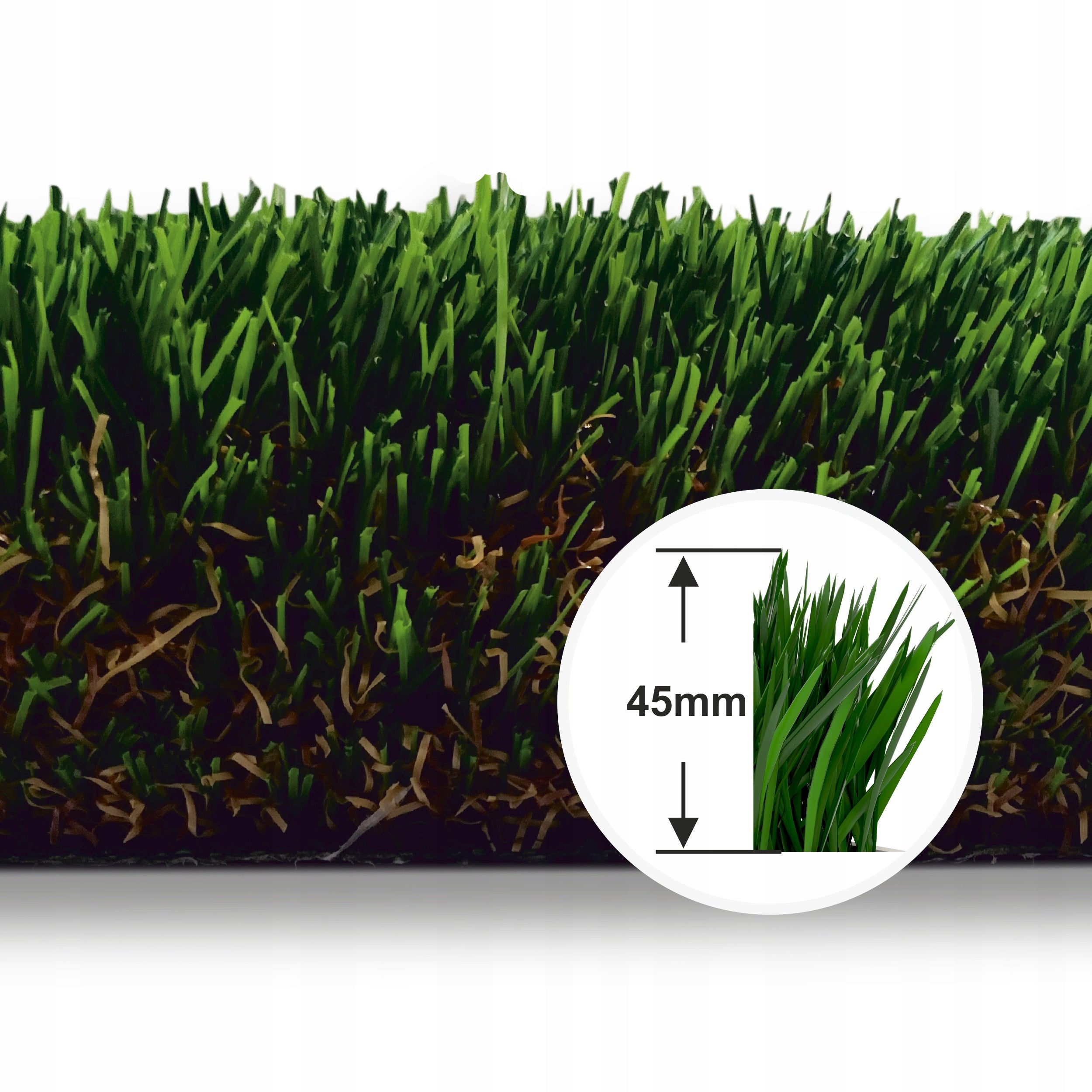 ARTIFICIAL GRASS MILANO PREMIUM THICK DENSE 4,5CM 2M Width 2 m