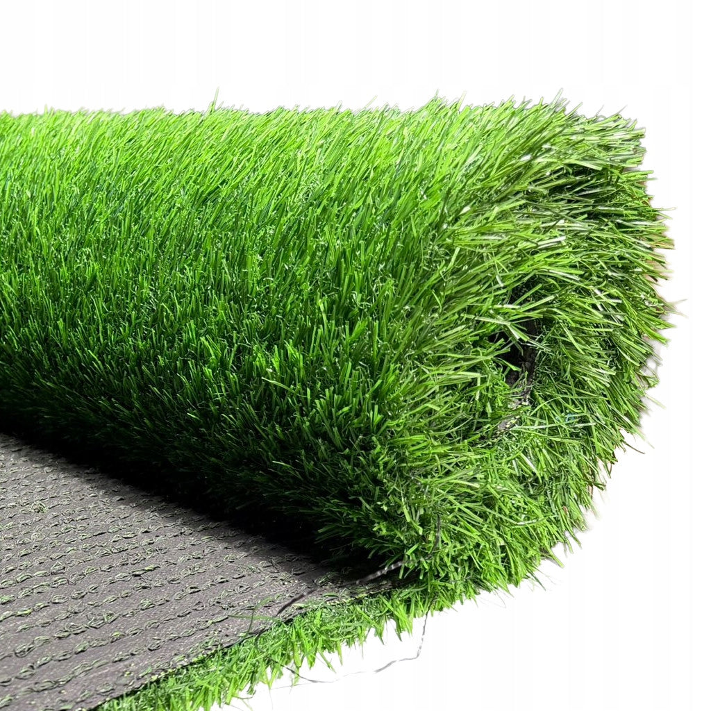 ARTIFICIAL GRASS NATURAL THICK 30mm 3cm FOR BALCONY TERRACE GARDEN 2M