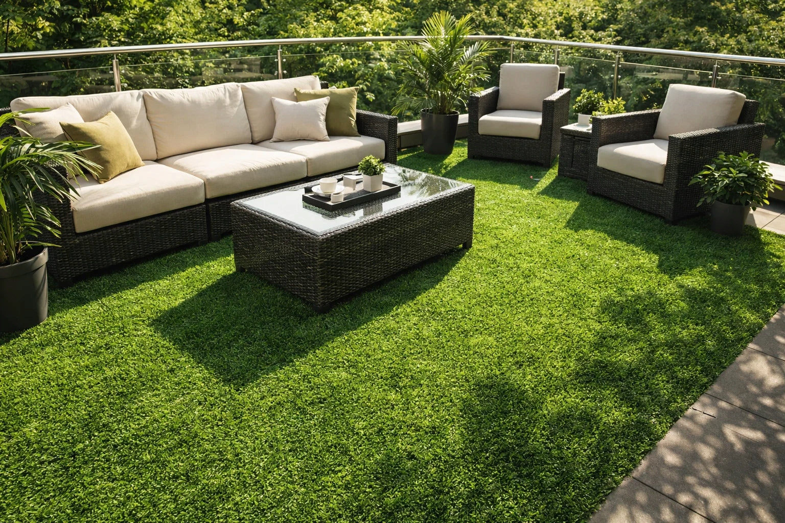 ARTIFICIAL GRASS ROSEWICH PREMIUM THICK DENSE 35 mm Manufacturer code TRAWA.ROSEWICH.
