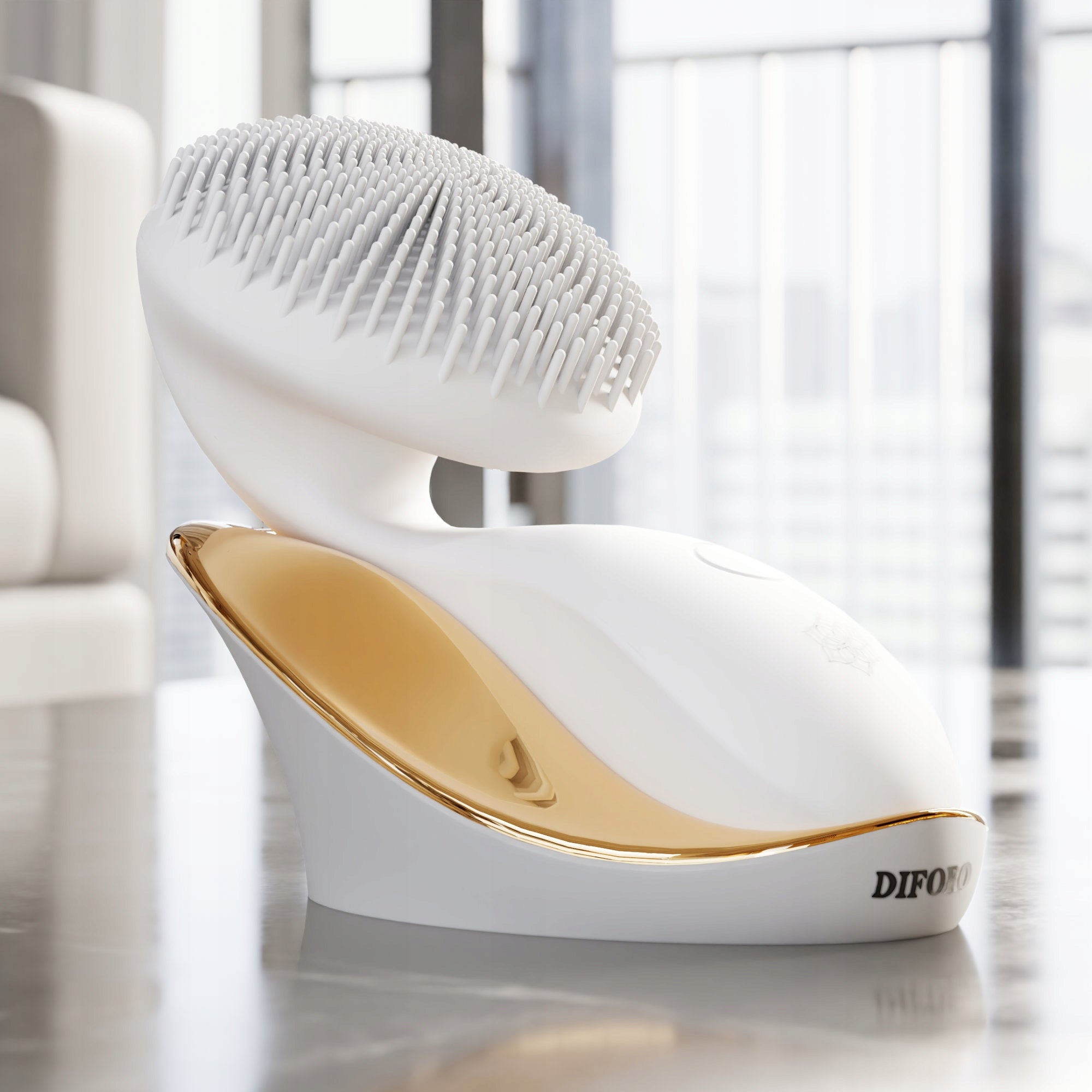 ARUM - Gold Diforo Sonic-magnetic toothbrush + Case freebie Manufacturer code Arum-Gold