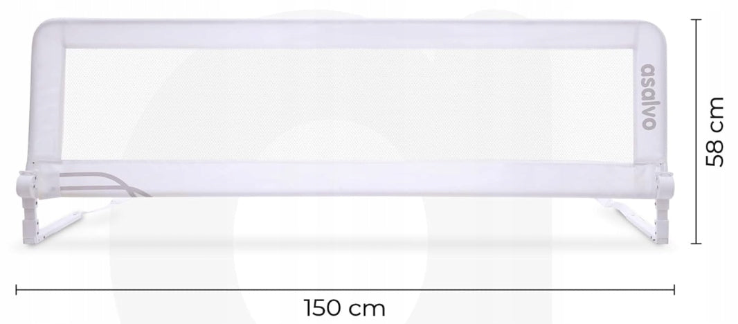 ASALVO BARRIER SECURITY BED GATE 150x58 CM Brand Asalvo