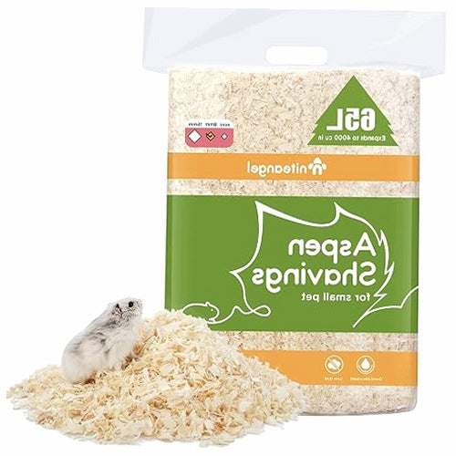 ASPEN BEDDING FOR DWARF HAMSTER MOUSE LEMINGA DEGUSA NATURAL WIOR