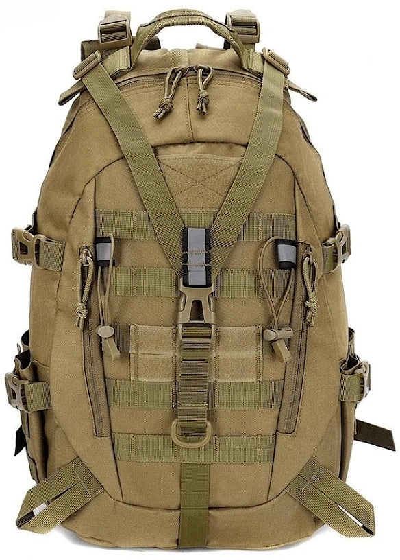 ASSAULT MILITARY HIKING BACKPACK MILITARY TACTICAL SURVIVAL COYOTE 35L Color yellow