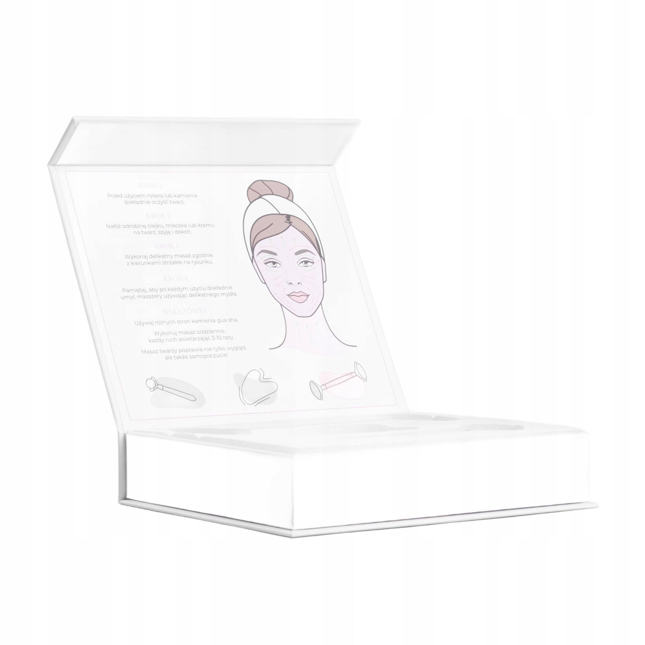 ASTRAL FACE MASSAGE ACCESSORY SET with mint jade HOMLA Packaging status original