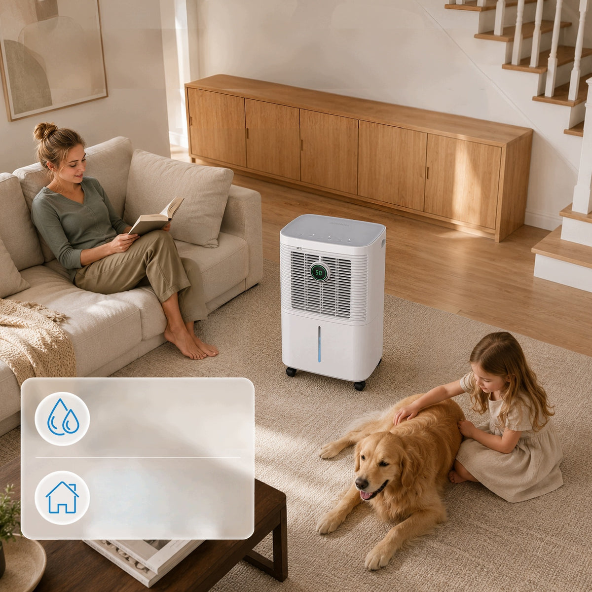 ATEROLL Dehumidifier 12L/24h 200W 35,5 dB Packaging status original