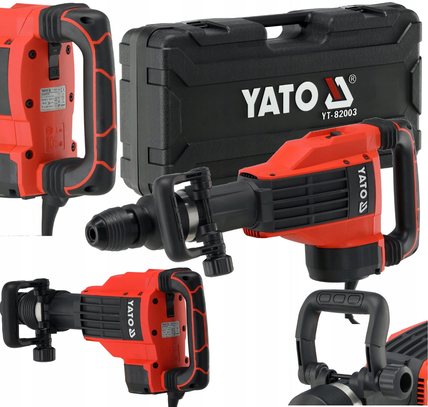 ATO DEMOLITION HAMMER SDS MAX 1700W 40J YT-82003