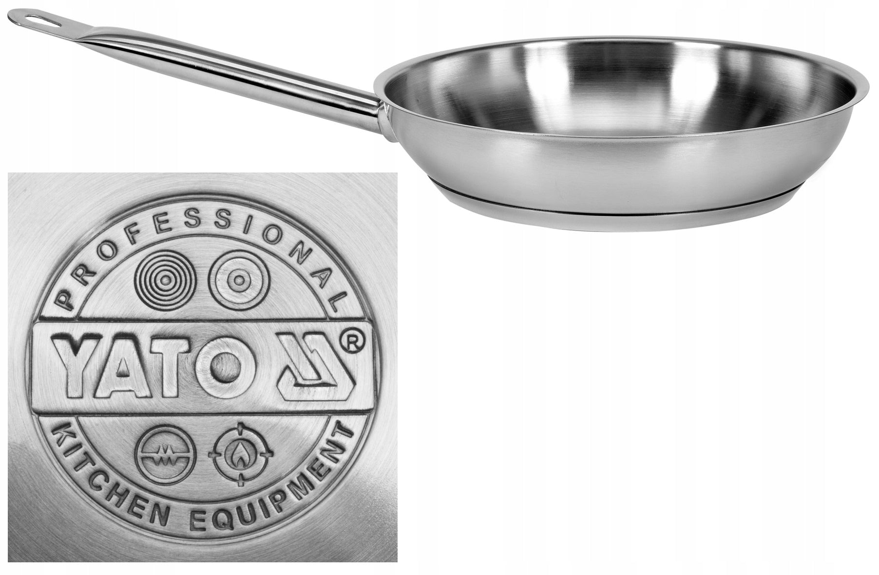 ATO FRYING PAN INDUCTION STEEL 24CM YG-00101 Manufacturer code YG_YG-00101