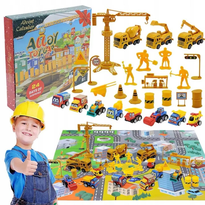 ATOPDREAM Advent Calendar 2025 24 Days Countdown Engineering Vehicles