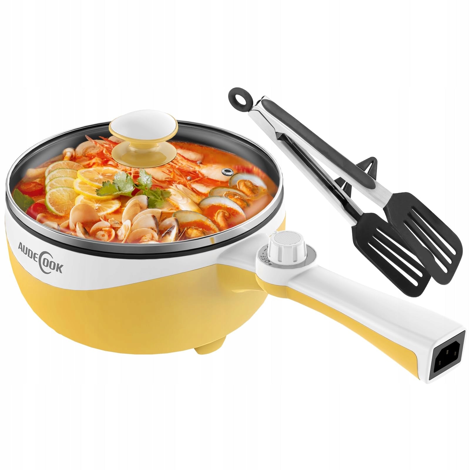 AUDECOOK 1,7L Portable Multicooker Anti-Adhesion Pan