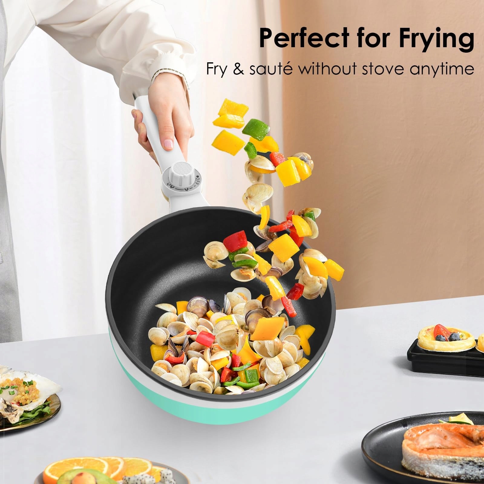AUDECOOK Electric Pot Hot Pot 1,7L Portable Pan Brand no brand