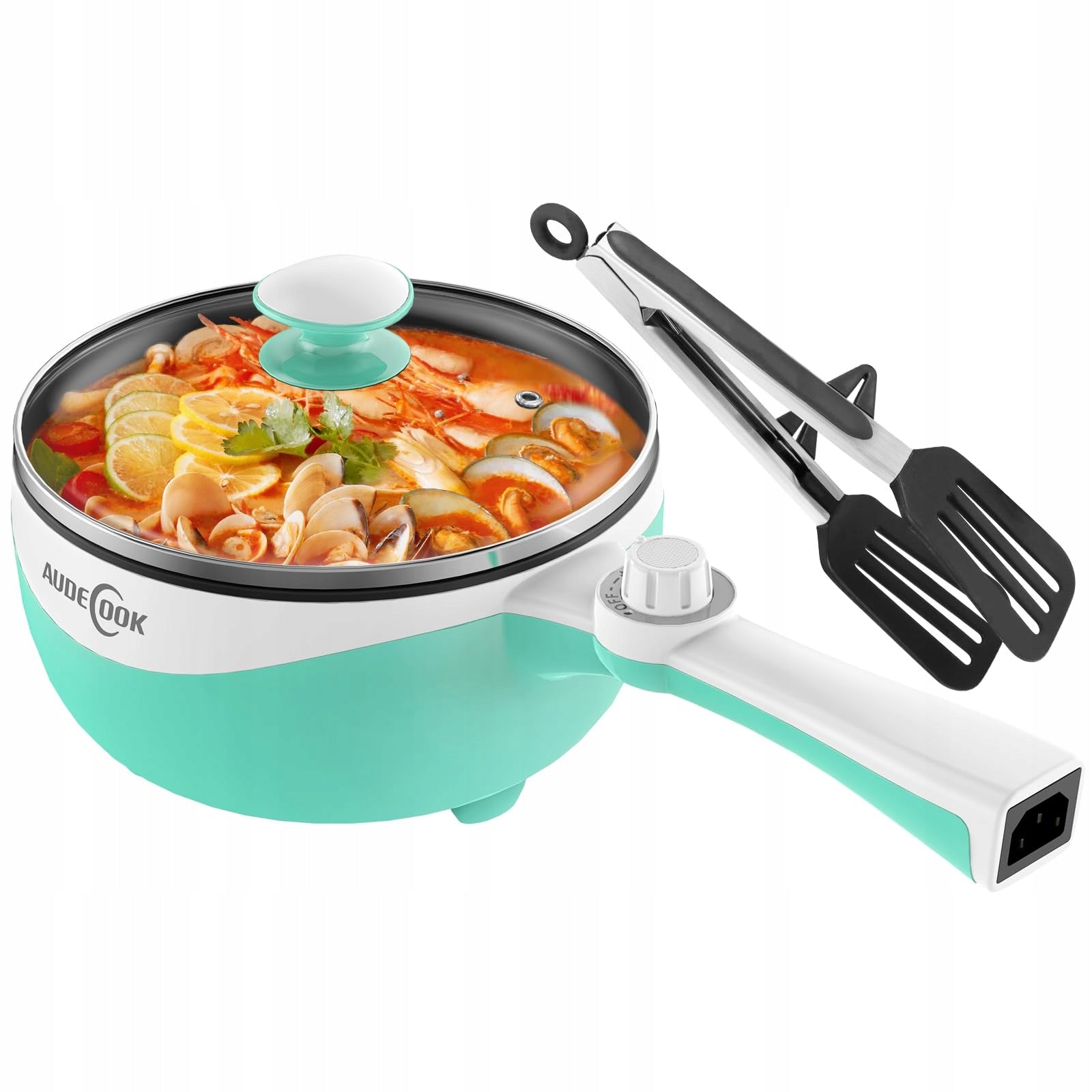 AUDECOOK Electric Pot Hot Pot 1,7L Portable Pan