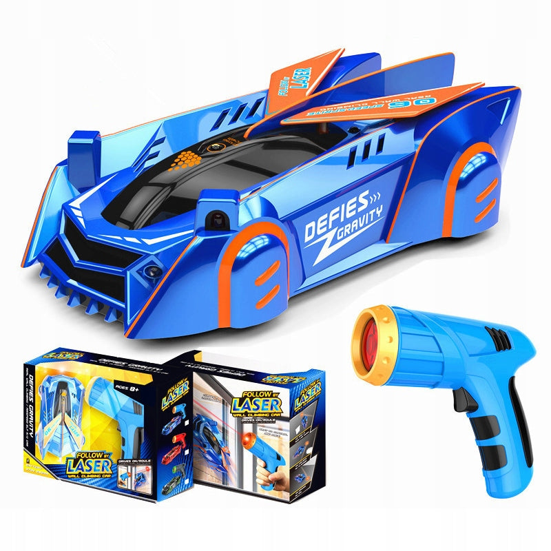 AUTO LASER CONTROLLED REMOTE CONTROL CAR FOR CHILDREN DRIVING ON THE WALL Brand click4TOYS