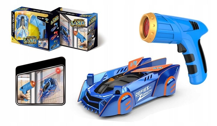 AUTO LASER CONTROLLED REMOTE CONTROL CAR FOR CHILDREN DRIVING ON THE WALL