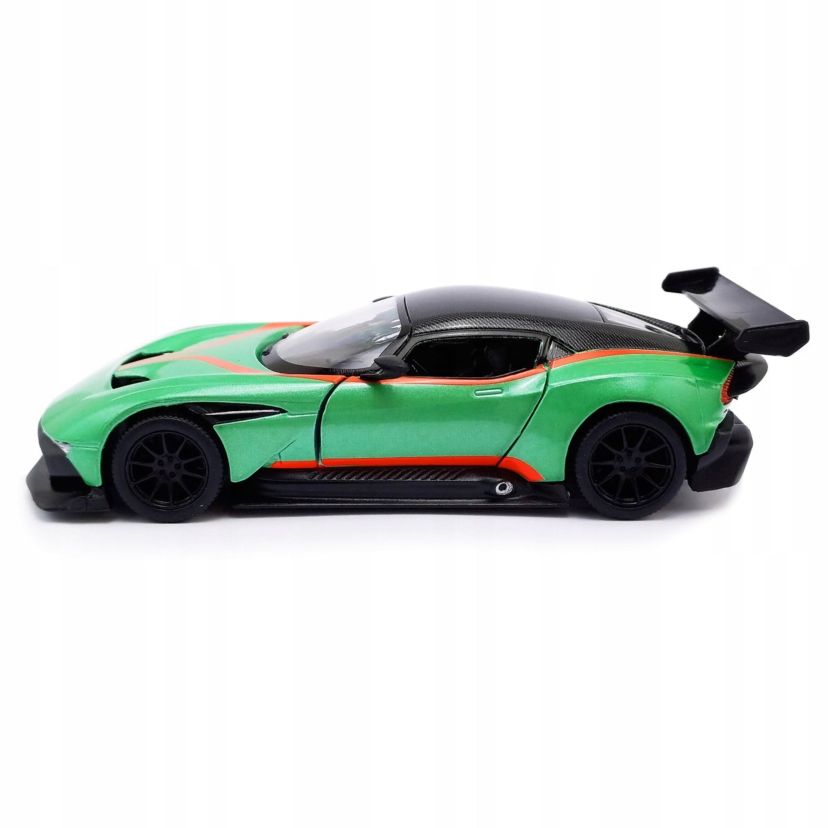 AUTO METAL ASTON MARTIN VULCAN CAR METAL MODEL CAR KINSMART Color black