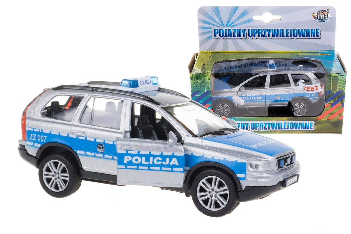 AUTO METAL POLICE SOUND LIGHT DRIVE 14 CM