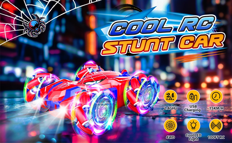 AUTO RC STUNT 360° REMOTE CONTROLLED LED CAR LIGHTS Brand ATOPDREAM