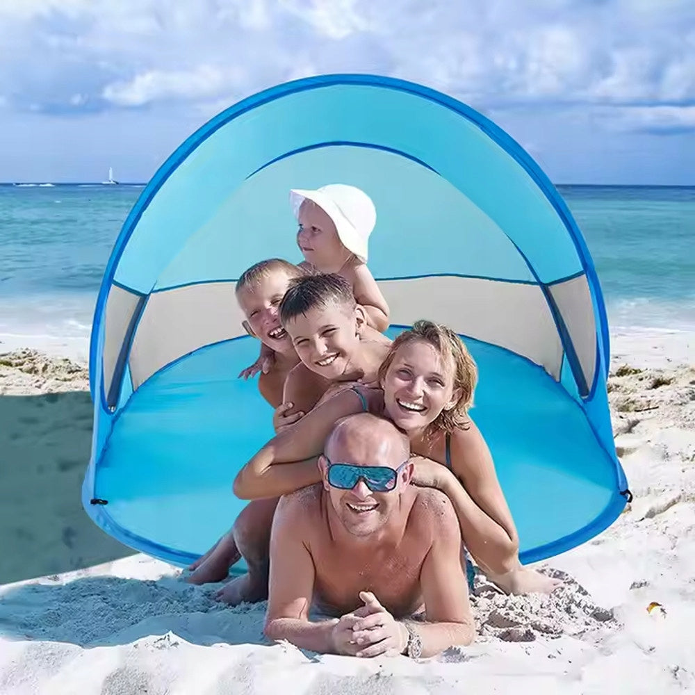 AUTOMATIC BEACH TENT FOR BEACH SELF-FOLDING POPUP 200x120x90 cm Brand Holla Garden