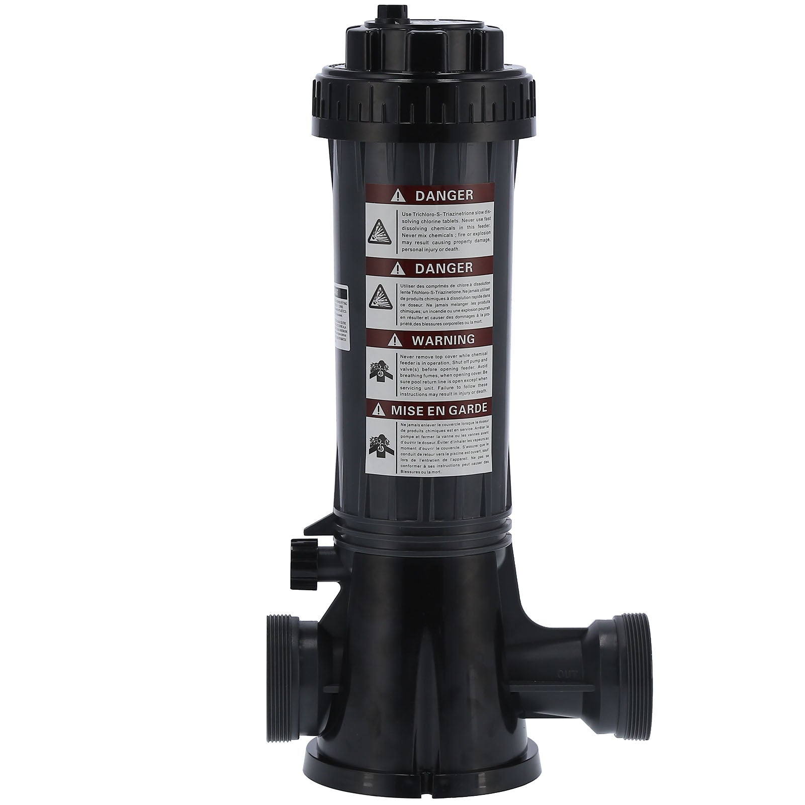 AUTOMATIC CHLORINE FEEDER FOR SWIMMING POOL DISPENSER