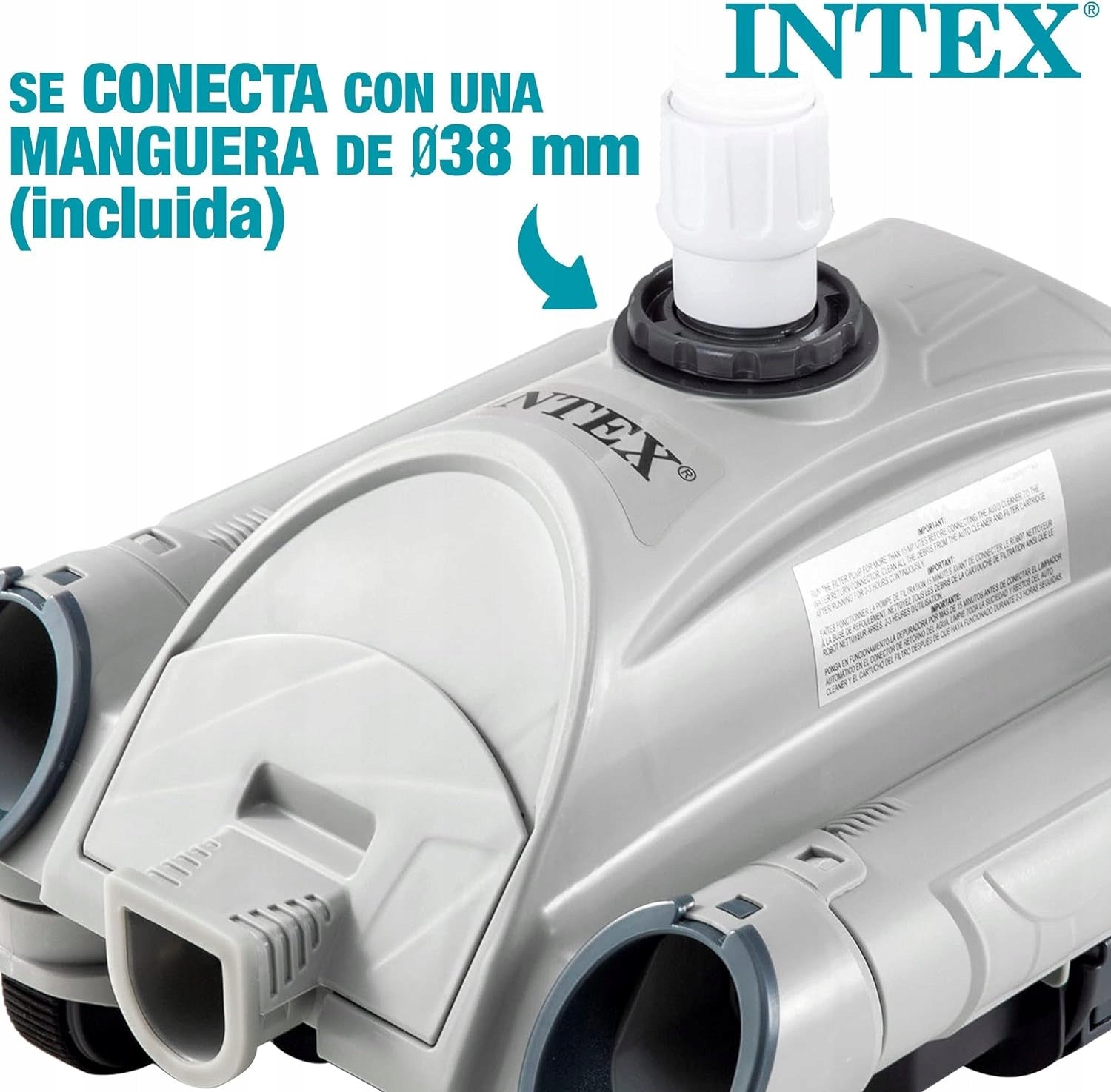 AUTOMATIC CLEANER FOR SPA POOL JACUZZI VACUUM CLEANER BOTTOM INTEX NEW Product weight with unit packaging 8.8 kg