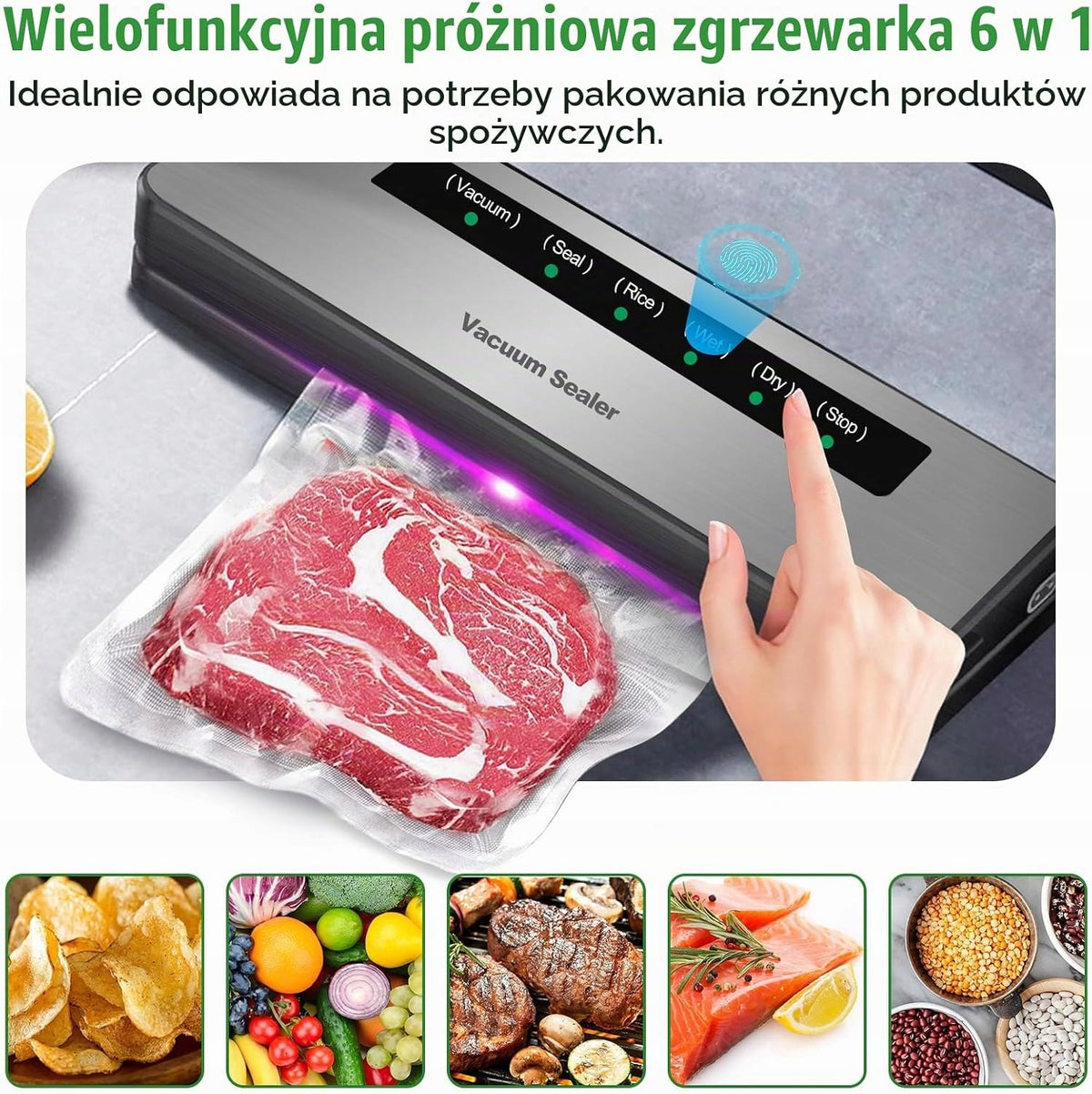 AUTOMATIC FOOD VACUUM PACKER 5IN1 VERSEAL Brand no brand