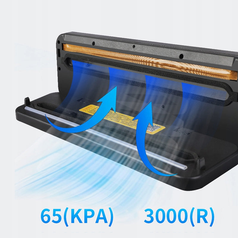 AUTOMATIC FOOD VACUUM WELDING MACHINE PACKING MACHINE + 30 BAGS 120W Power 120 W