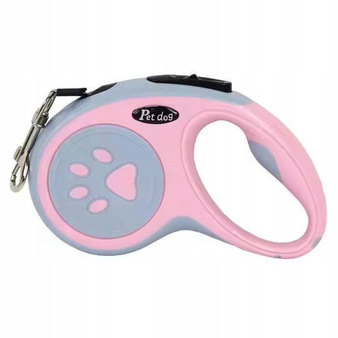 AUTOMATIC PINK DOG LEASH 5M LONG TAPE Manufacturer code Z0064