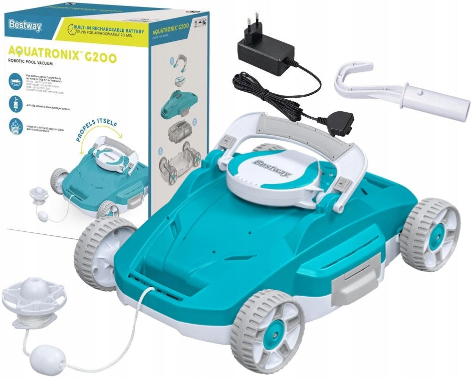 AUTOMATIC ROBOT VACUUM CLEANER FOR POOL CLEANING BESTWAY 58765 BATTERY
