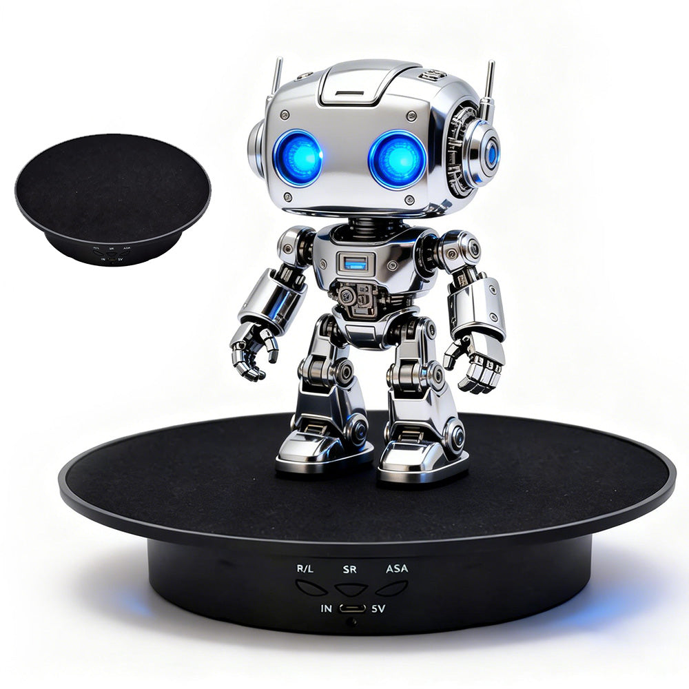 AUTOMATIC ROTARY TABLE DISPLAY STAND 360° ELECTRIC BLACK Packaging status original
