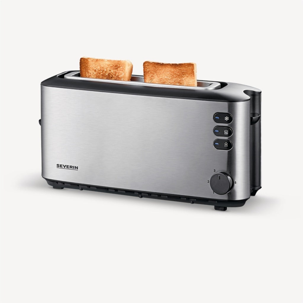 AUTOMATIC TOASTER 1000W LONG CHAMBERS STAINLESS STEEL SEVERIN AT2515 Manufacturer code AT 2515