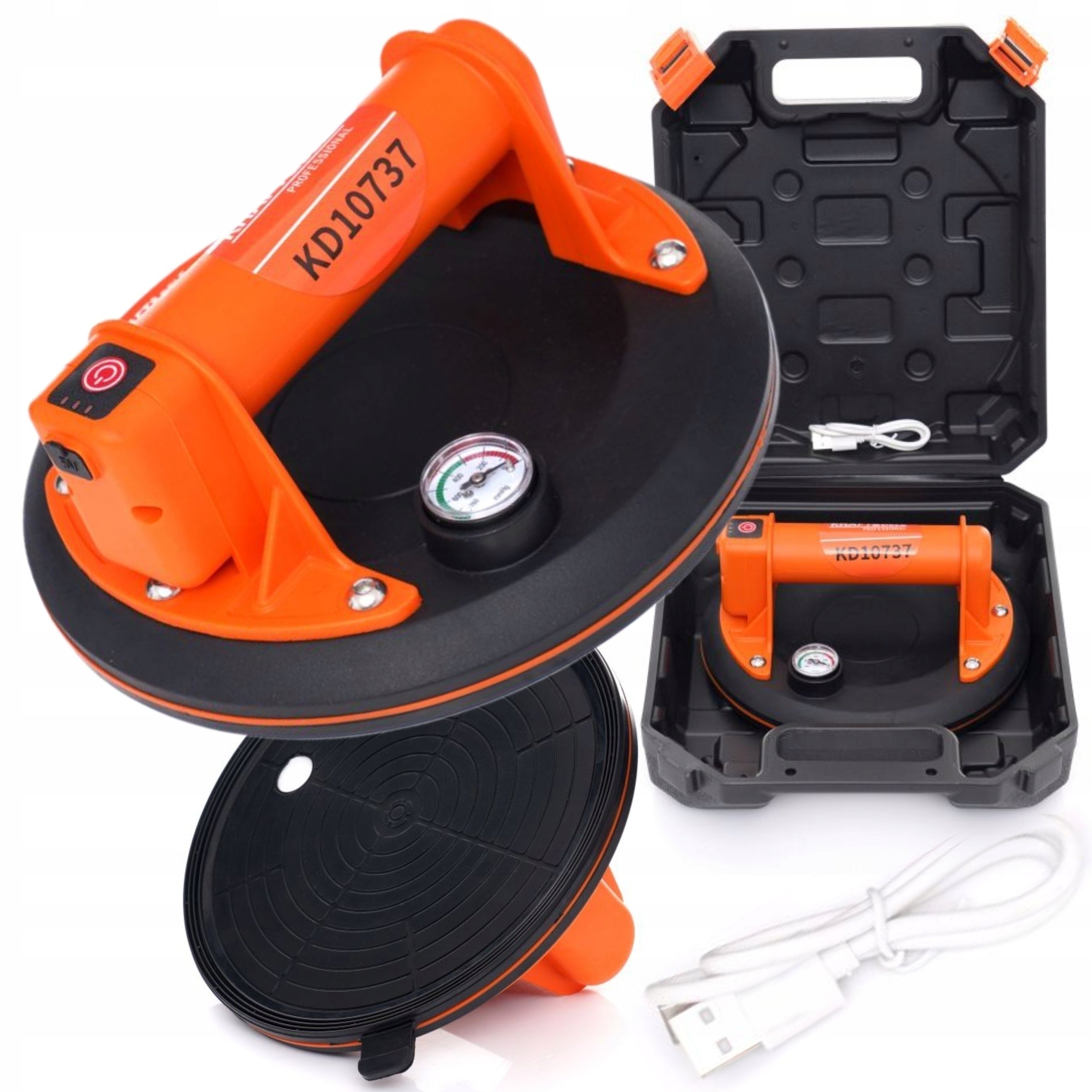 AUTOMATIC VACUUM SUCTION CUP For BATTERY Fliz Tiles 200mm 190kg