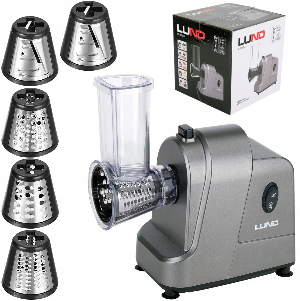 AUTOMATIC VEGETABLE MACHINE SLICER 250W 5 BLADES 67830 Manufacturer code 67830