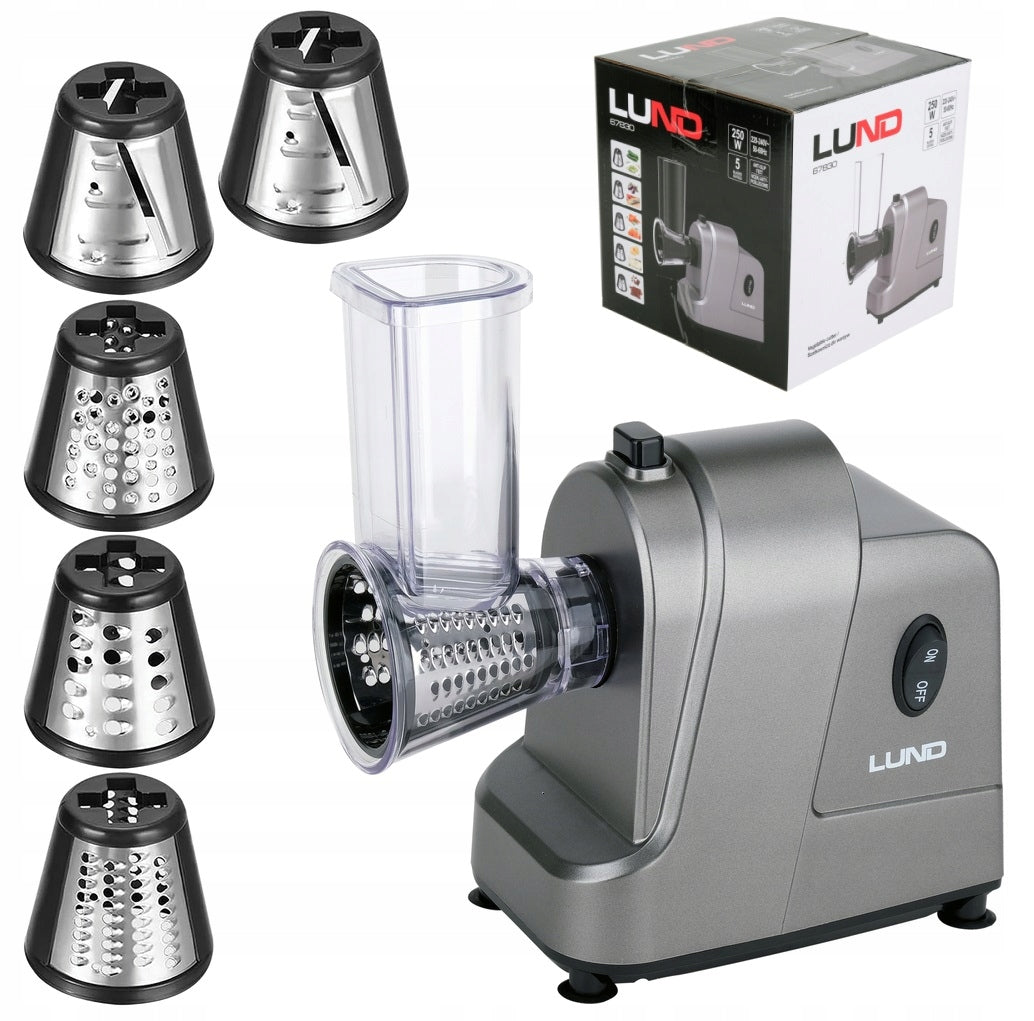 AUTOMATIC VEGETABLE MACHINE SLICER 250W 5 BLADES 67830