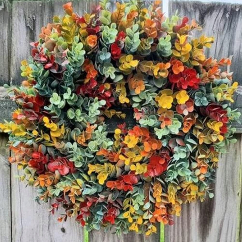 AUTUMN DECORATION DOOR WREATH WITH LEAVES AND PUMPKINS 45 CM HOLIDAY Manufacturer code 5907092732213