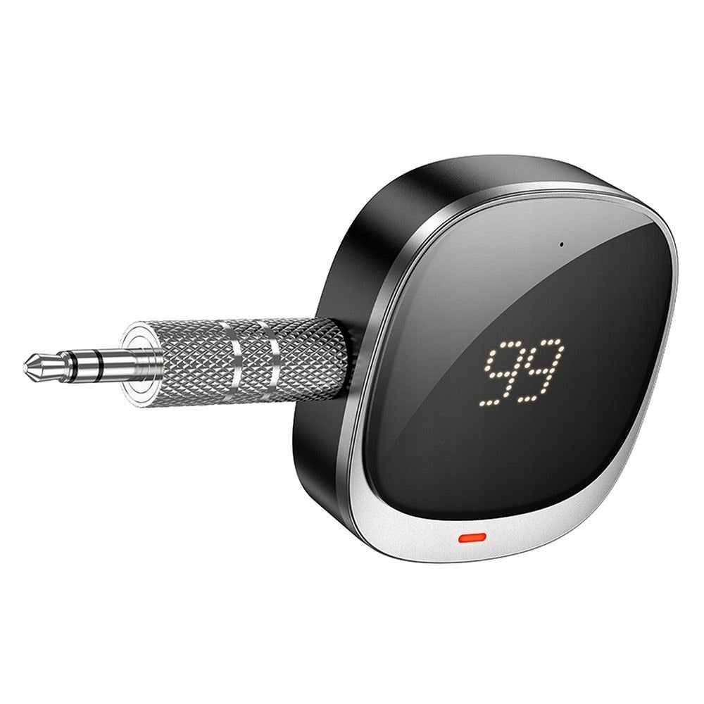 AUX bluetooth adapter Jack 3,5 mm Hoco with display E80 black