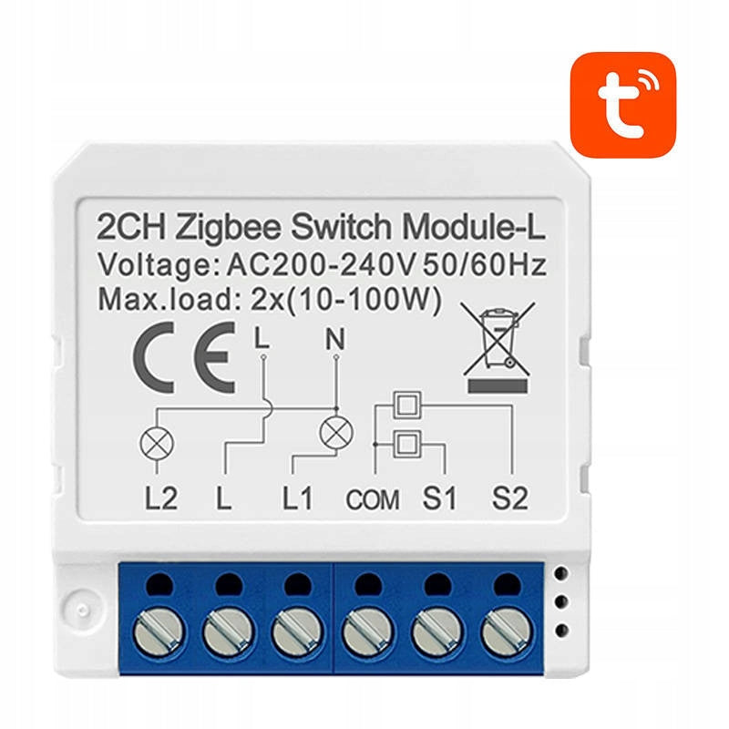 AVATTO SMART SWITCH LZWSM16-W2 TUYA 2-CHANNEL