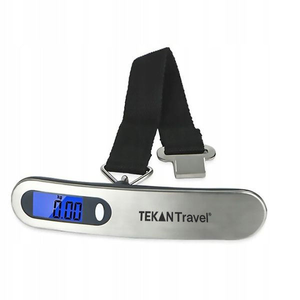 AVIATION LUGGAGE SCALE TRAVEL POCKET LCD 50kg + BATTERY Manufacturer code WAGA BAGAŻOWA TURYSTYCZNA TEKAN A24