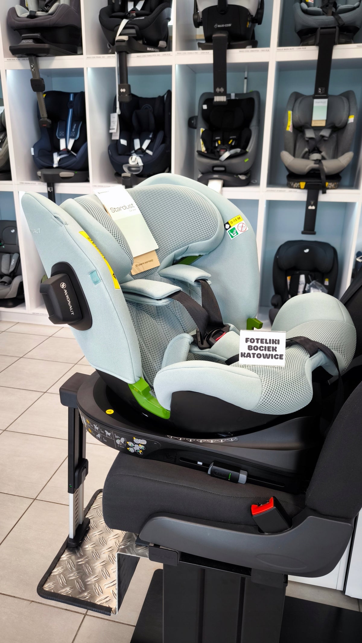 AVIONAUT STARDUST 61-150cm Airflow MINT swivel seat Manufacturer code 05438 STAR.06 AIRFLOW