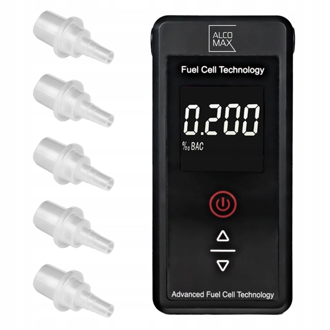AX7 electrochemical breathalyzer with PLATINUM 5000 measurements without calibration