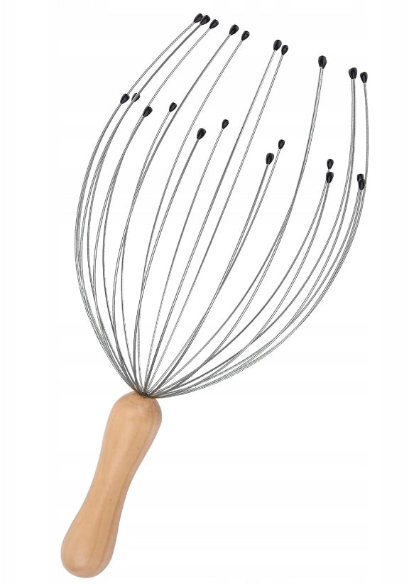 AYURVEDIC SCALP MASSAGER 28 RODS RELAXING SCRATCHER Manufacturer code DOM/MW/A-IGL01-K