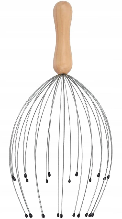 AYURVEDIC SCALP MASSAGER 28 RODS RELAXING SCRATCHER Packaging status original
