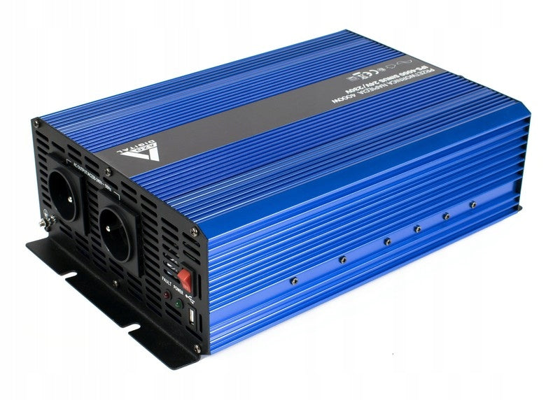 AZO Digital Voltage Converter 24 VDC / 230 VAC SINUS IPS-4000S 4000W