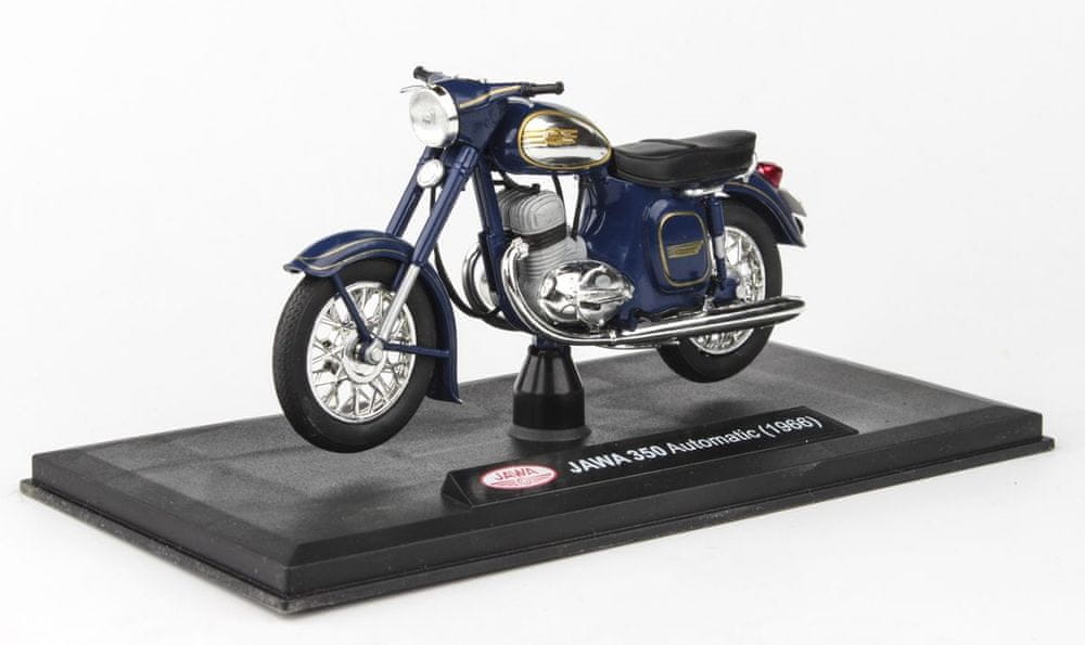 Abrex Java 350 Automatic (1966) 1:18 - Cobalt Blue Brand Abrex