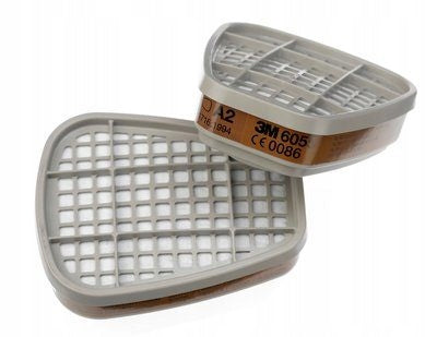 Absorbers Mask Filters 3M 6055 A2 For Organic Steam Set of 2pcs. Medical device no