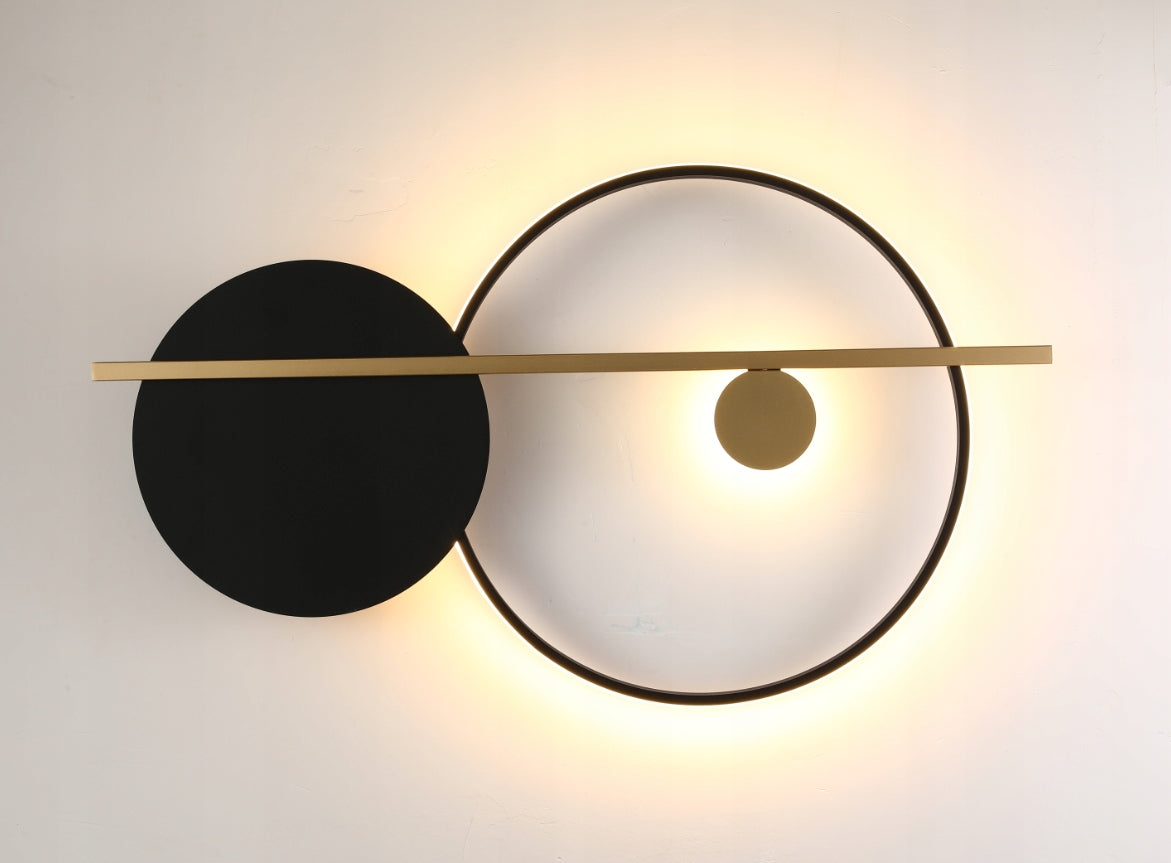 Acorde - wall lamp 46 cm geometric LED modern decorative black Packaging status original