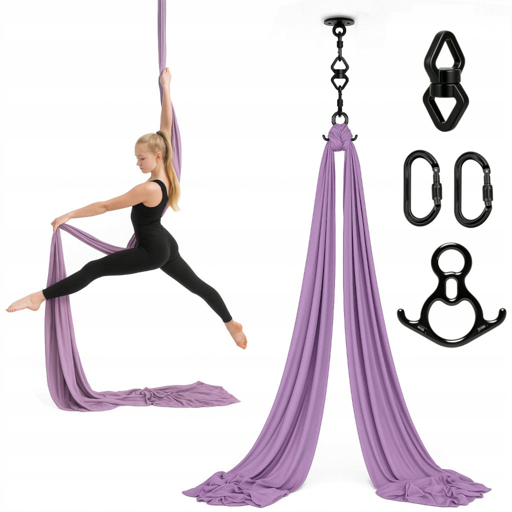 Acrobatic sash aerial silk | 6 m | Purple