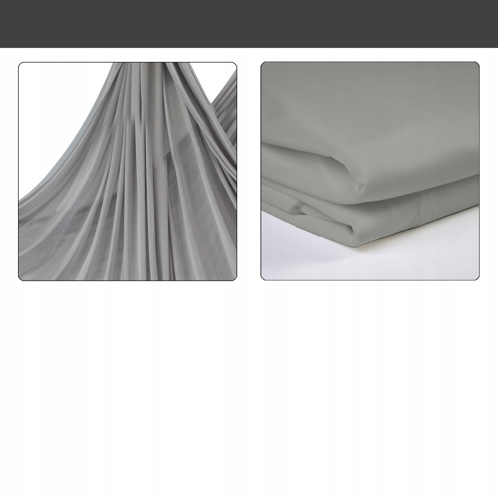 Acrobatic sash, scarf aerial silk multifunctional 6 m grey EAN (GTIN) 0748253619937