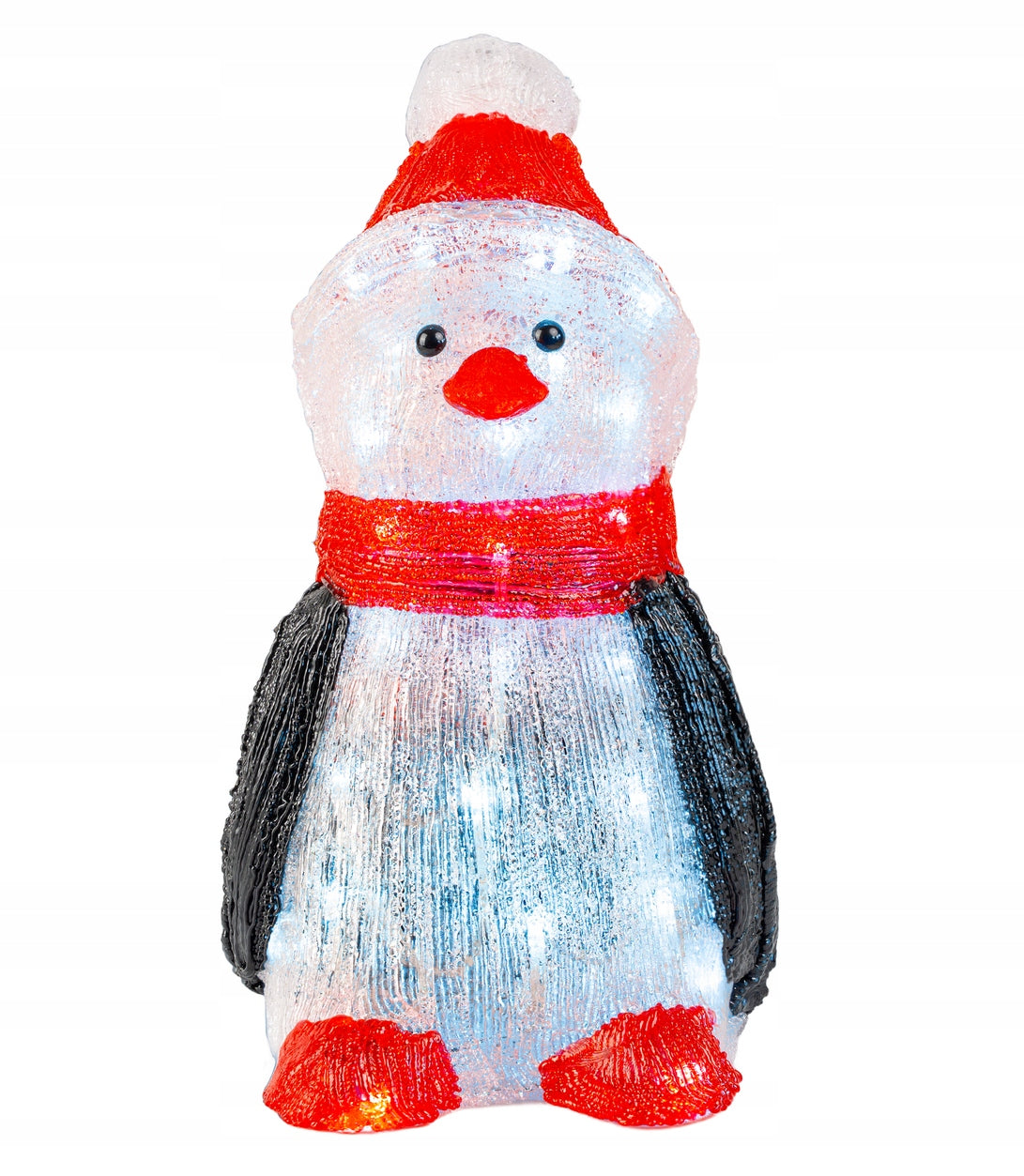 Acrylic Penguin 40 LED 26x21x37cm for Outdoor Use